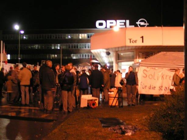 opel sends workers home