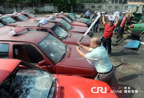 Fake In China: Destruction Of Bogus Taxi Fleet Ordered