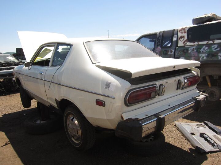 junkyard find 1978 datsun b210 coupe