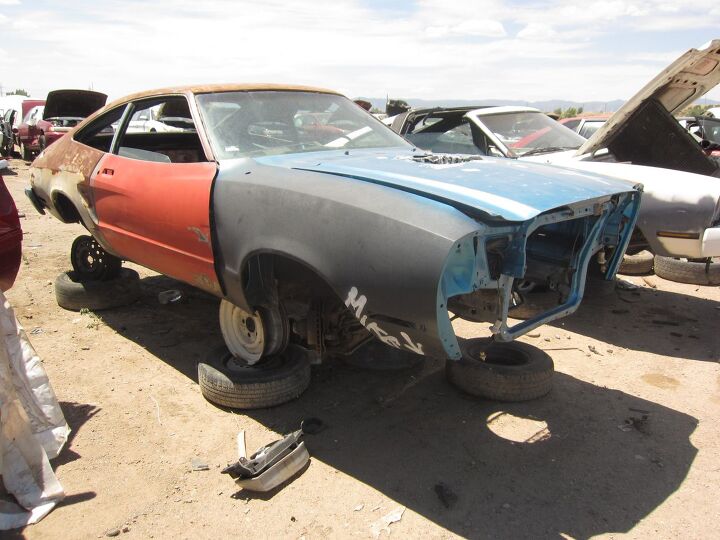 junkyard find 1977 and 1978 ford mustangs