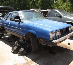 junkyard find 1982 subaru l coupe