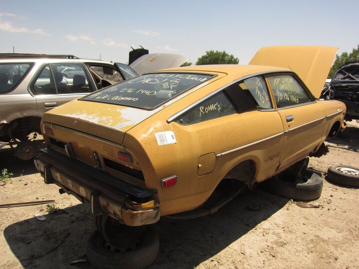 junkyard find 1975 datsun b210