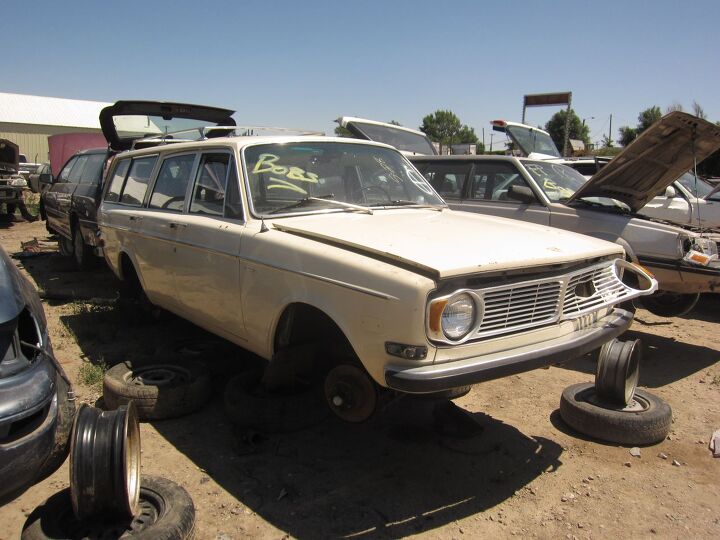 junkyard find 1969 volvo 145 wagon