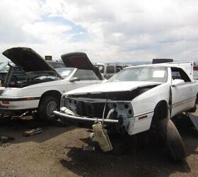 junkyard find 1991 and 1993 chrysler lebaron convertibles