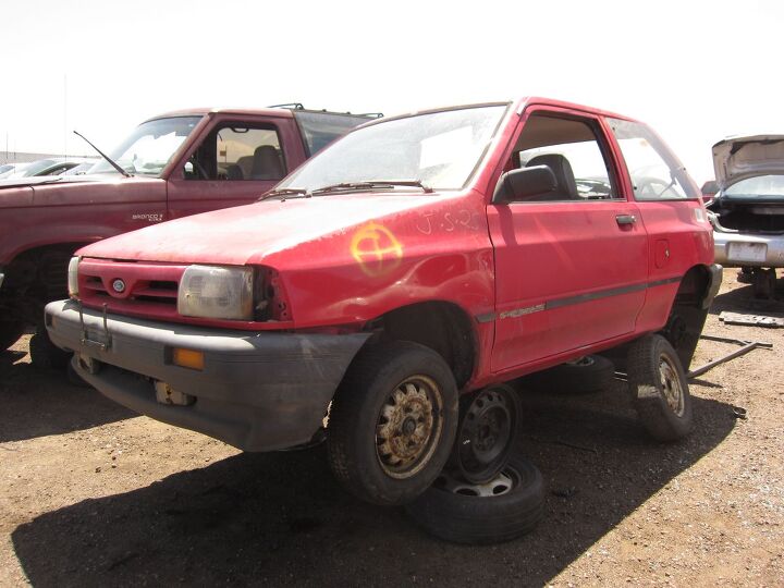 junkyard find 1990 ford festiva
