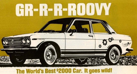 the 1969 datsun 510 gr r r roovy
