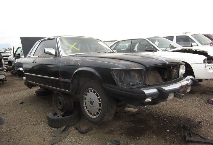 junkyard find 1978 mercedes benz 450slc