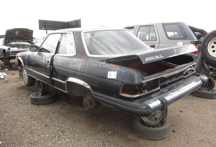 junkyard find 1978 mercedes benz 450slc
