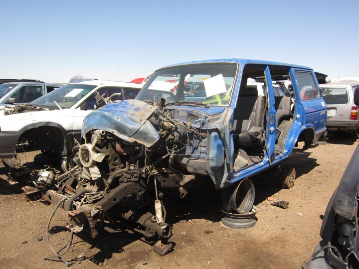 picked clean toyota land cruiser junkyard shoppers must move quickly