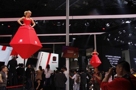 gleanings of the 2012 beijing auto show seat introduces blondes on a stick