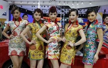 The <strike>Girls</strike> Product Specialists Of The 2012 Beijing Auto Show. Can You Spot The Car?