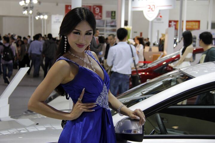 the strike girls strike product specialists of the 2012 beijing auto show can you