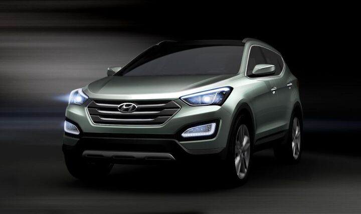2013 Hyundai Santa Fe Rendered