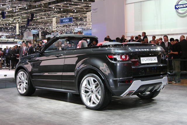 geneva 2012 range rover evoque convertible is vulgarity in tangible form