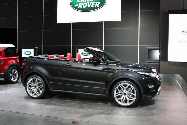 geneva 2012 range rover evoque convertible is vulgarity in tangible form