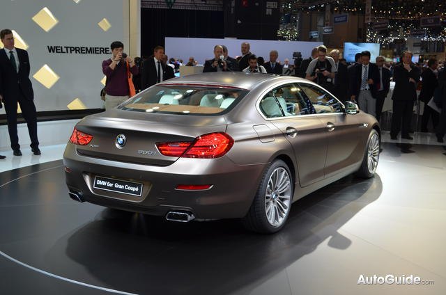 geneva 2012 bmw 6 series gran coupe corners the looks kind of like a 5maybe a 7sort