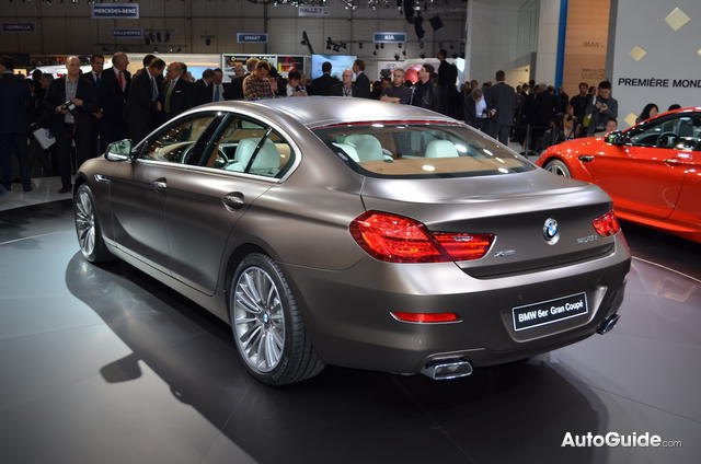 geneva 2012 bmw 6 series gran coupe corners the looks kind of like a 5maybe a 7sort