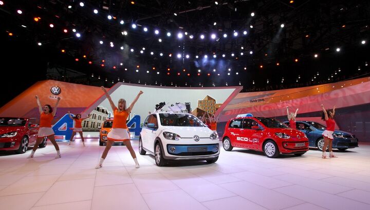 Geneva Auto Show: The Men Of Volkswagen Strut Their Cars