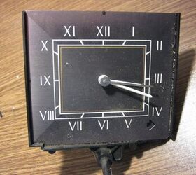 Name That Car Clock: Square Analog With Roman Numerals