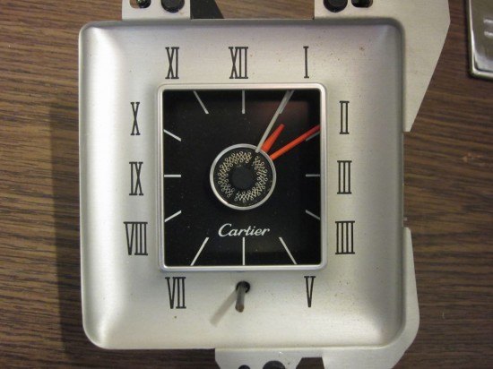 name that car clock extremely classy cartier analog