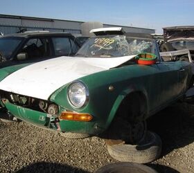 junkyard find 1971 fiat 124 sport spider