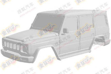 fake in china beijing auto claims patent to g wagen design