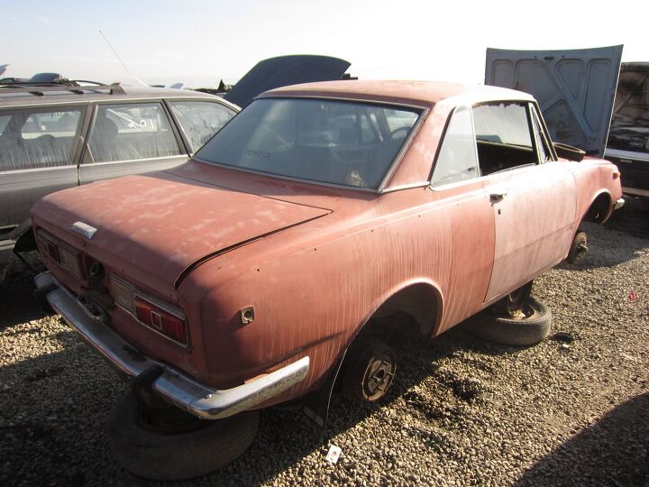 junkyard find 1970 toyota corona coupe