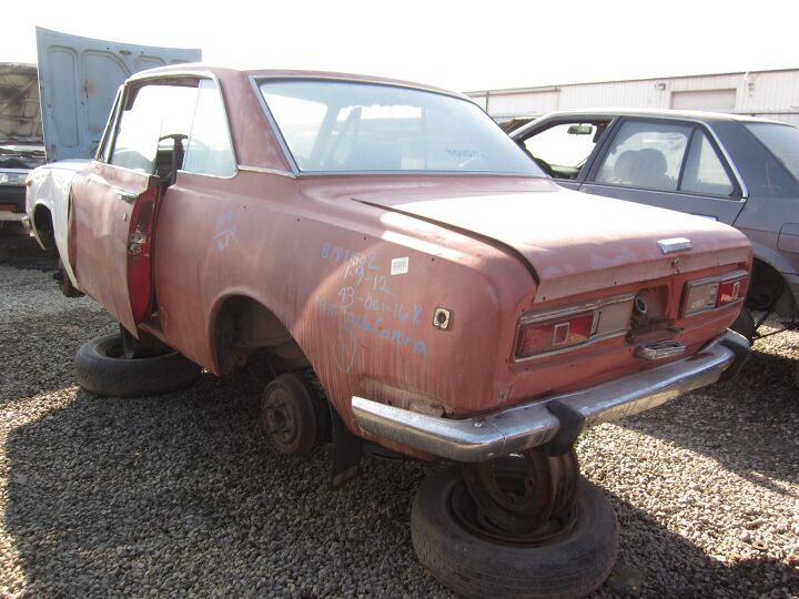 junkyard find 1970 toyota corona coupe