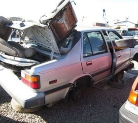 junkyard find 1987 hyundai excel