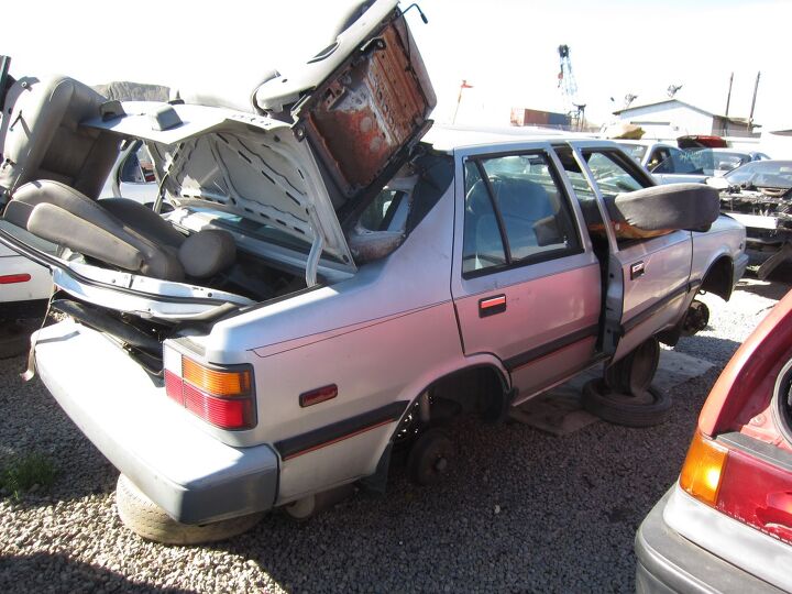 junkyard find 1987 hyundai excel