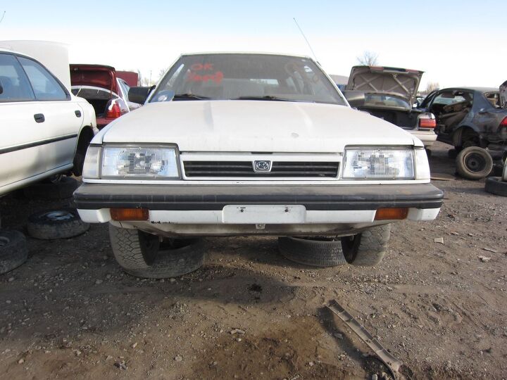 junkyard find 1987 subaru gl wagon