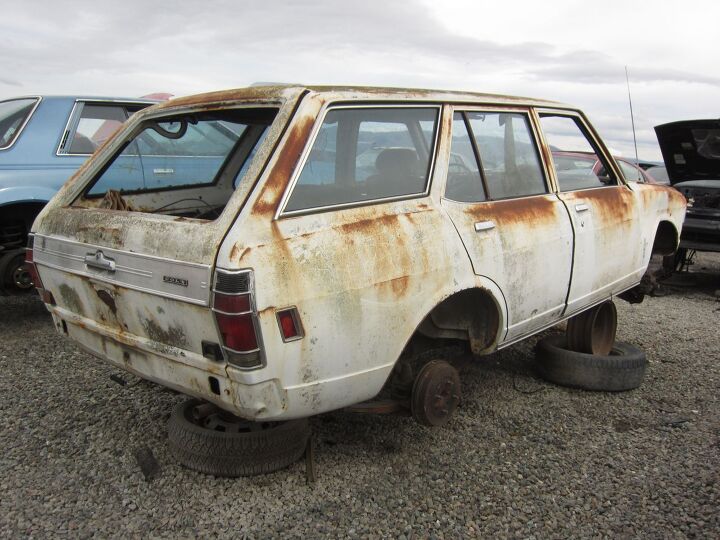 junkyard find 1972 dodge colt wagon