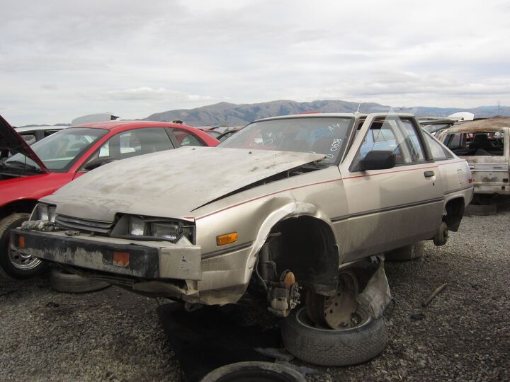 junkyard find 1983 mitsubishi cordia