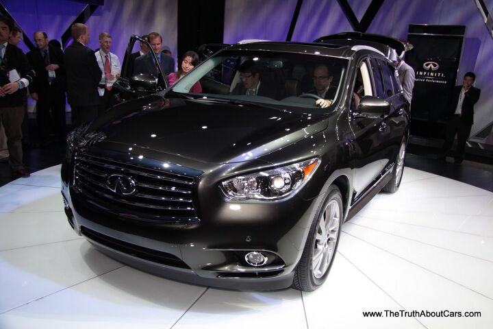 infiniti jx three rows but only six cylinders