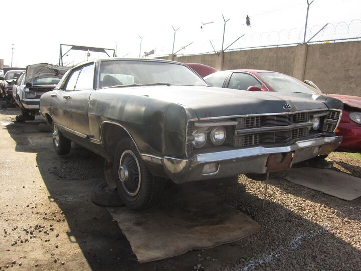 junkyard find 1969 ford ltd four door hardtop