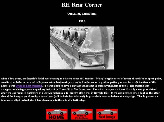 1965 impala hell project part 18 back to the dragstrip website 1999