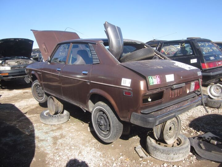 junkyard find 1979 subaru gl sedan