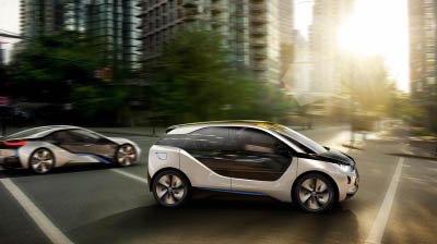BMW I3 and BMW I8 Concept Cars Sneak Into America