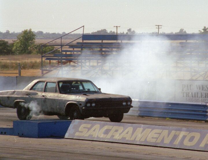 1965 impala hell project part 17 crash diet frying tires at the dragstrip