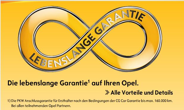 Opel's Lifetime Warranty Dies At Age One