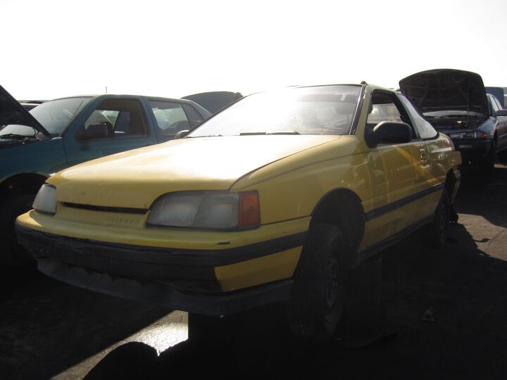 junkyard find 1991 hyundai scoupe