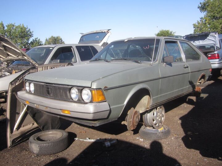 junkyard find 1977 volkswagen dasher