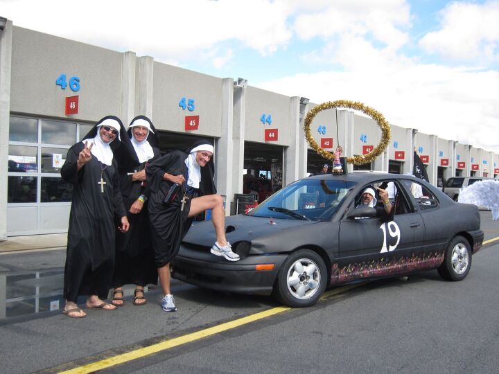 moonshine nuns and a six cylinder 510 bs inspections of the charlotte 24 hours of