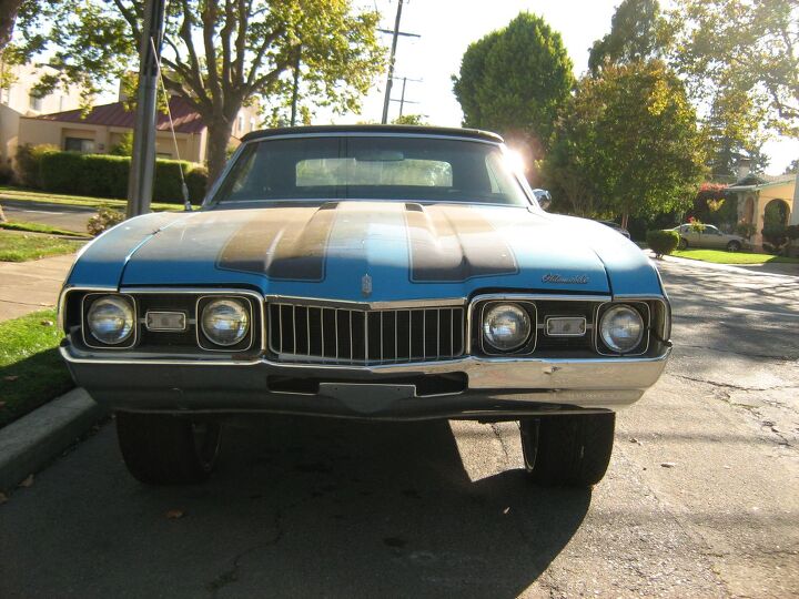 down on the alameda street 1968 oldsmobile cutlass convertible donk
