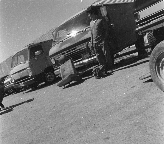 junkyard find 1991 when 1960s vans still hauled parts on half price day
