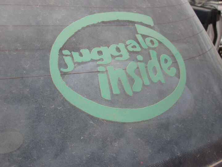 junkyard find 1991 subaru xt juggalo inside