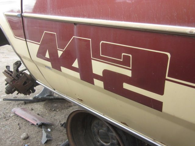 junkyard find 1978 oldsmobile cutlass 442
