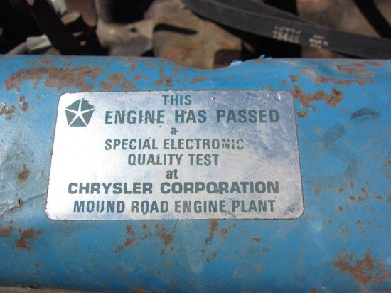 special electronic quality test can t keep this engine from the crusher s jaws
