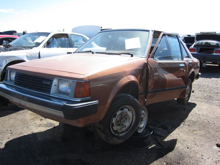 junkyard find 1981 mazda glc sedan