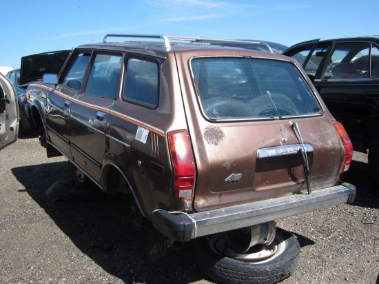 junkyard find 1979 subaru gl wagon